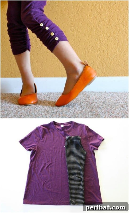 DIY Ruched Workout Leggings