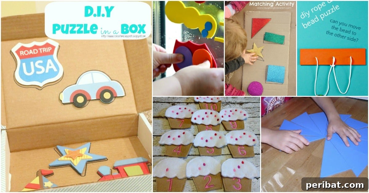 15 Easy DIY Puzzles Kids Will Love to Make and Play 2 fun puzzle kids diy