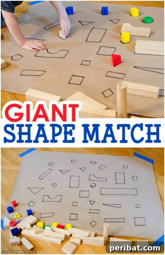 15 Easy DIY Puzzles Kids Will Love to Make and Play 11 Giant DIY Shape Sorting Puzzle