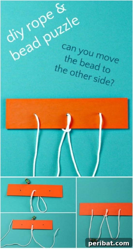 15 Easy DIY Puzzles Kids Will Love to Make and Play 3 DIY Classic String And Bead Puzzle