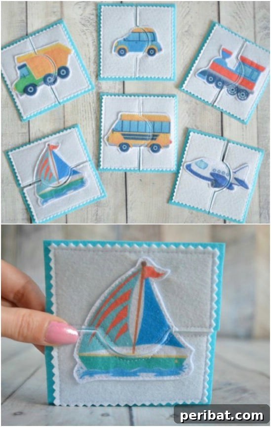 15 Easy DIY Puzzles Kids Will Love to Make and Play 6 Felt Puzzles For Toddlers