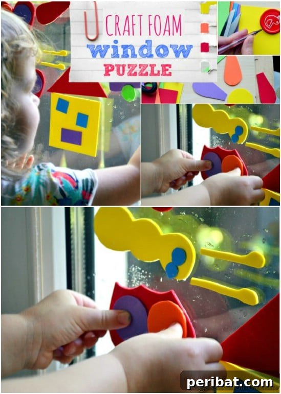 15 Easy DIY Puzzles Kids Will Love to Make and Play 7 DIY Craft Foam Window Puzzle