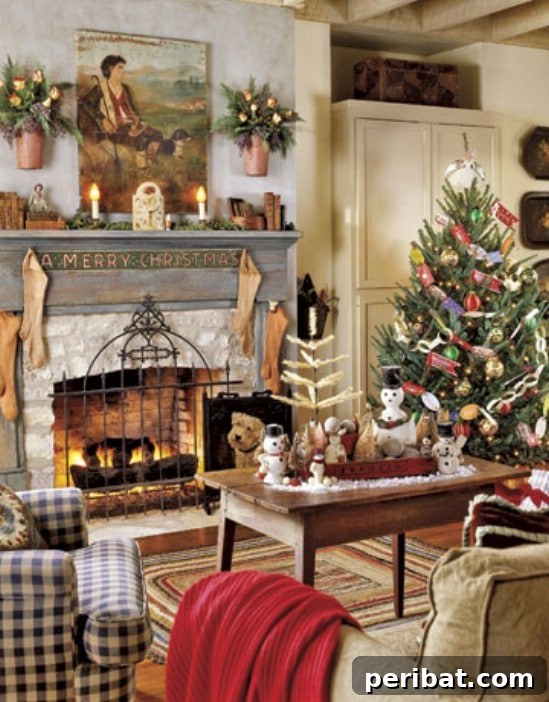 Victorian Inspired - 30 Stunning Ways to Decorate Your Living Room This Christmas