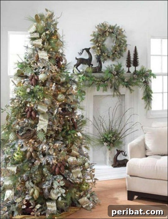 Outdoors Indoors - 30 Stunning Ways to Decorate Your Living Room This Christmas