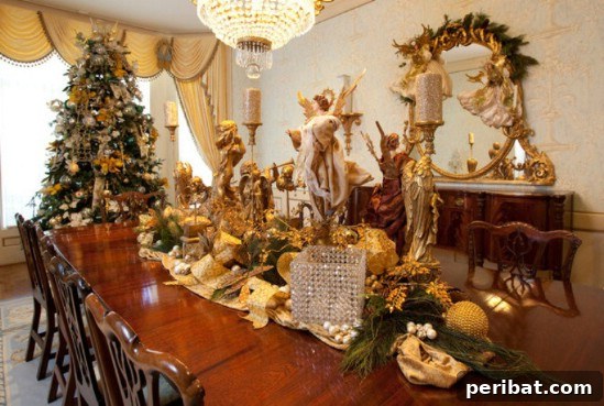 Angels - 30 Stunning Ways to Decorate Your Living Room This Christmas