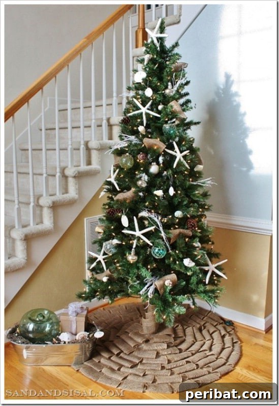 Hit the Beach - 30 Stunning Ways to Decorate Your Living Room This Christmas