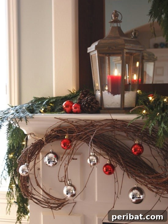 Use Candles - 30 Stunning Ways to Decorate Your Living Room This Christmas