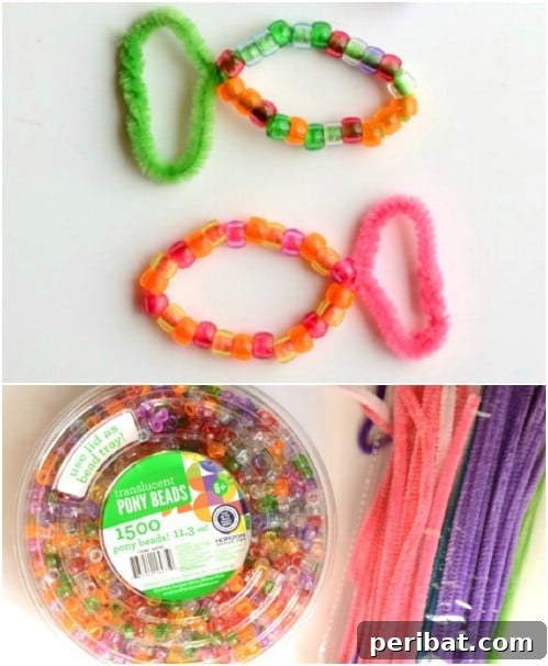 Fun Easy Pony Bead Fish Craft for Kids