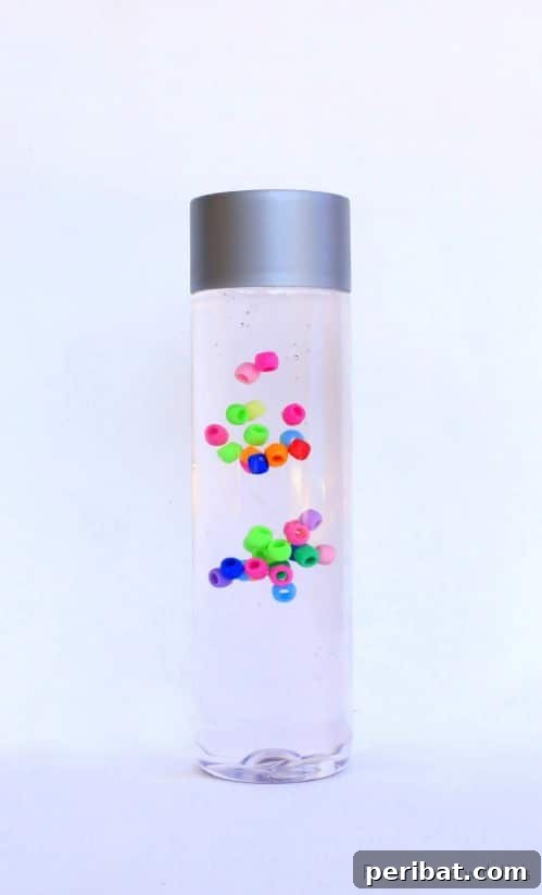 Calming Suspended Bead Bottle Sensory Toy