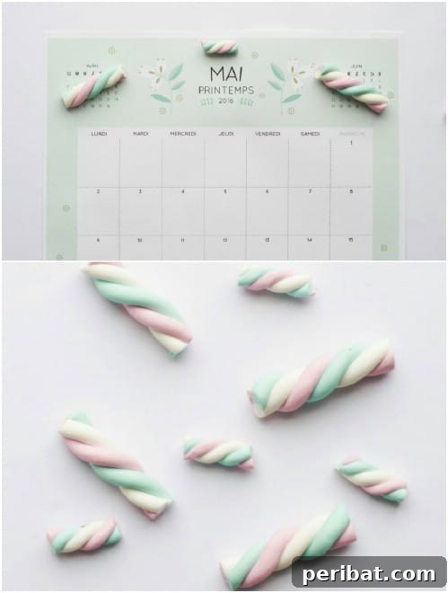 Colorful DIY Marshmallow Magnets