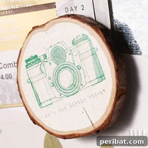 DIY Wood Slice Magnets