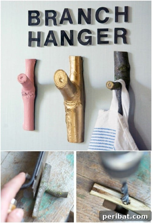 DIY Magnetic Refrigerator Branches
