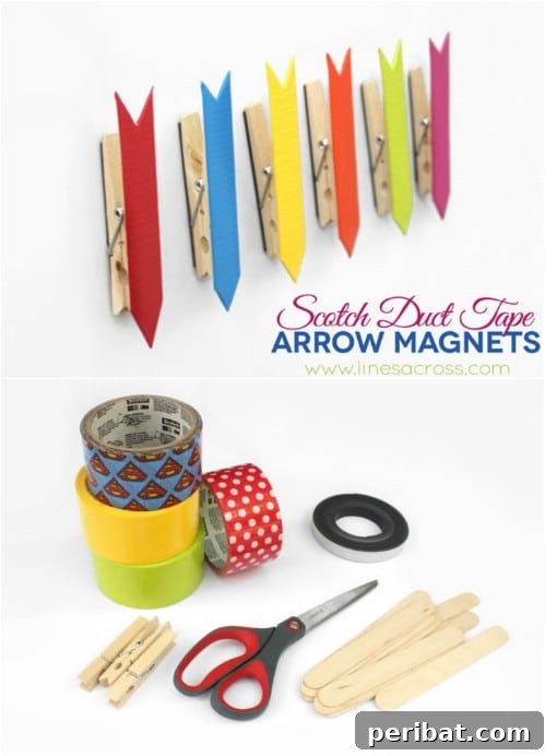 Easy DIY Arrow Clip Magnets
