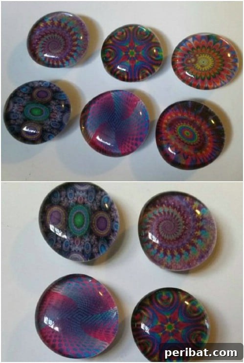 Gorgeous Glass Stone Refrigerator Magnets