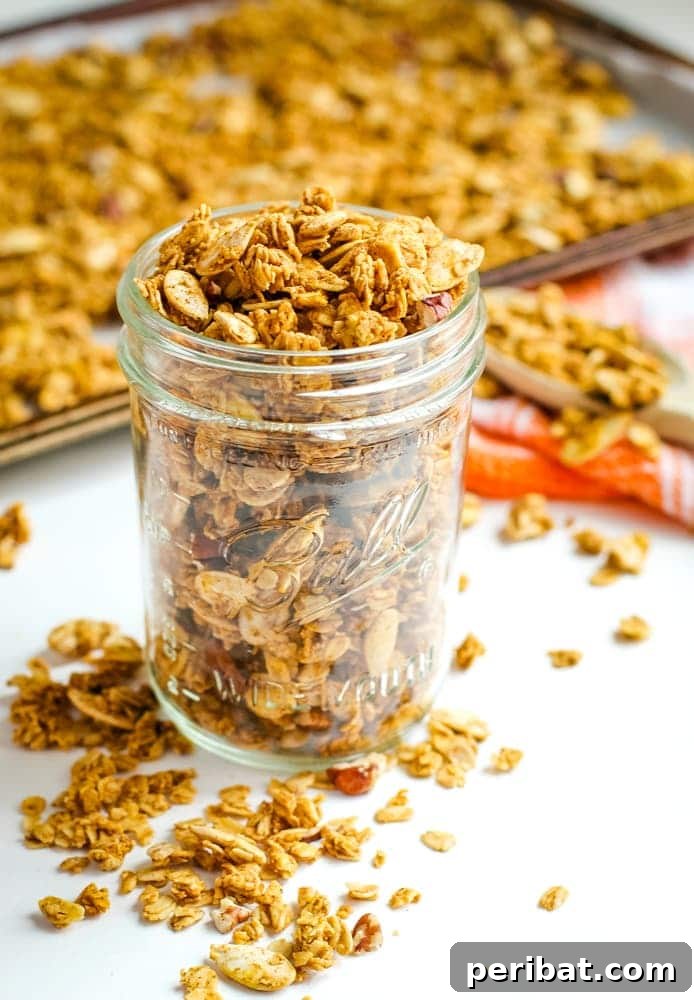 Beyond Pie: Creative Pumpkin Recipes for a Delicious Fall 17 Granola in mason jar