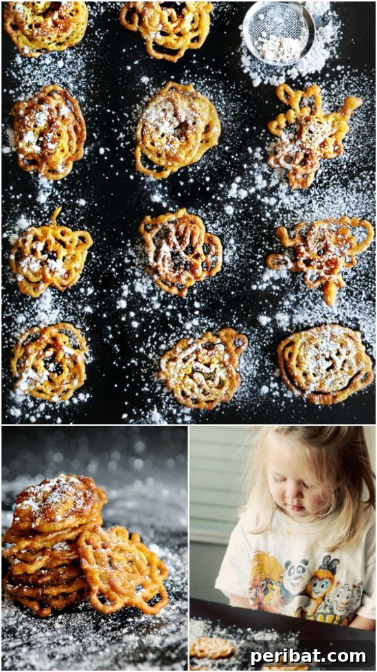 Bite Sized Pumpkin Funnel Cakes