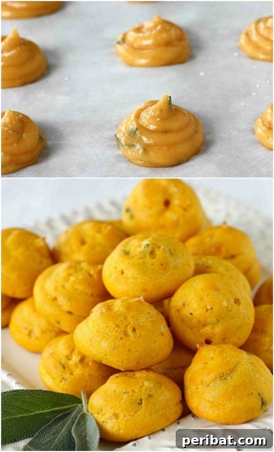 Yummy Pumpkin And Sage Gougere