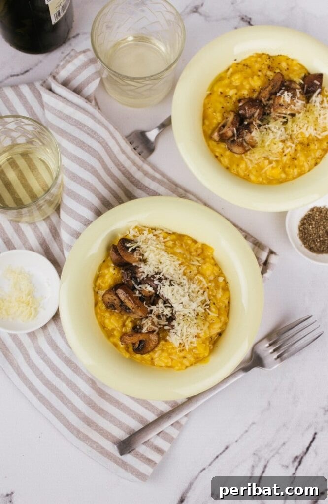 Beyond Pie: Creative Pumpkin Recipes for a Delicious Fall 4 Risotto in white bowls