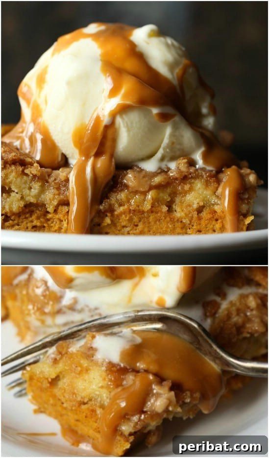 Heavenly Pumpkin Dump Cake