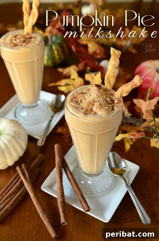 Tasty Pumpkin Pie Milkshake