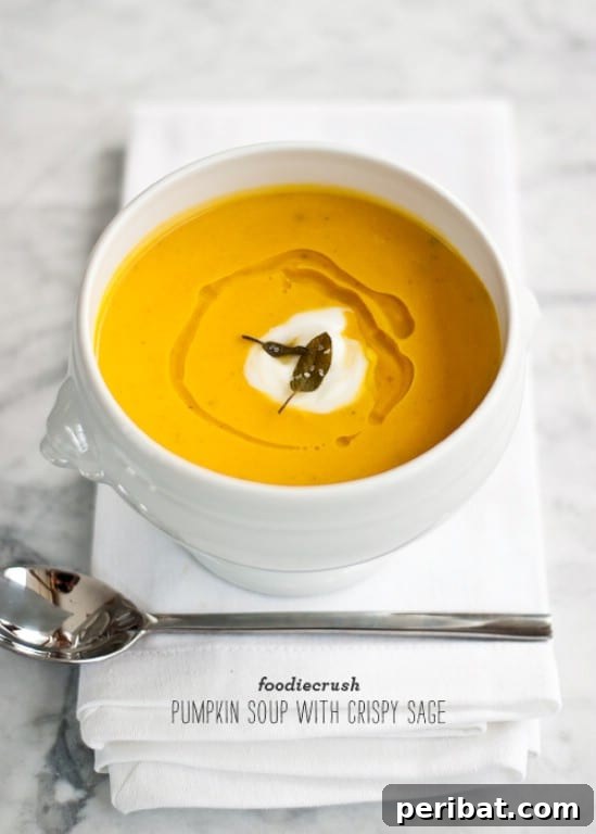 Pumpkin Soup With Sage