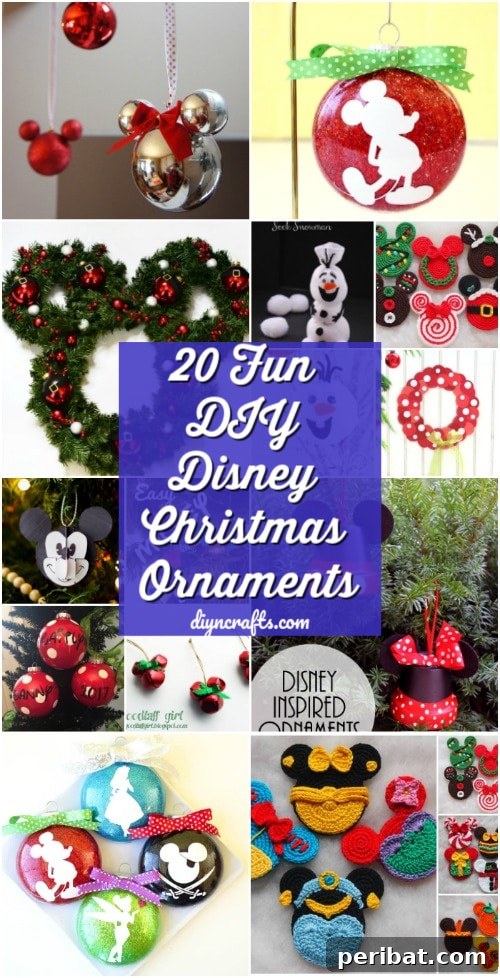 20 Creative DIY Disney Christmas Ornaments Anyone Can Do