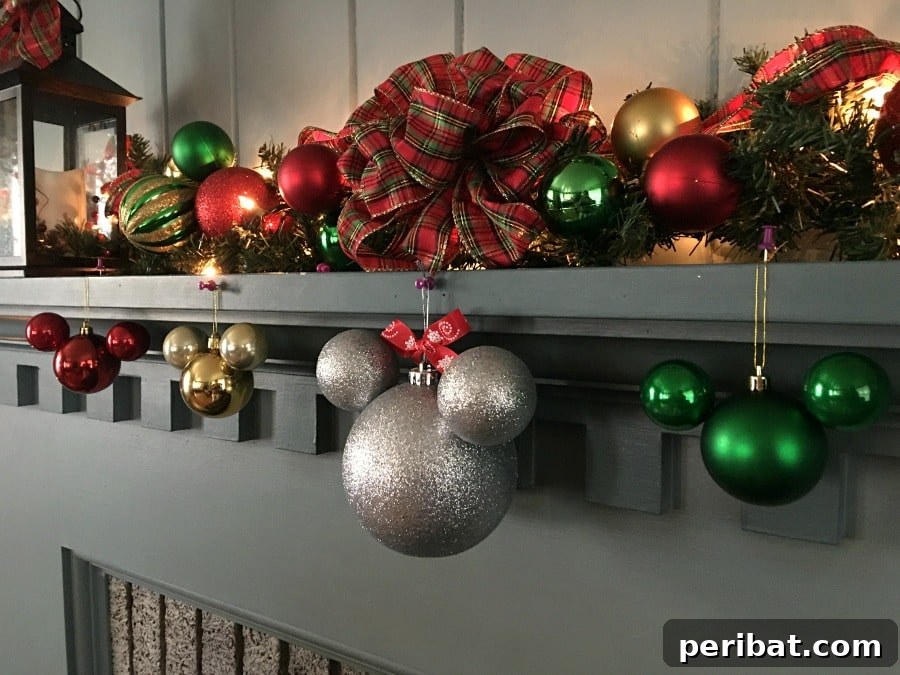 Mickey ball ornament
