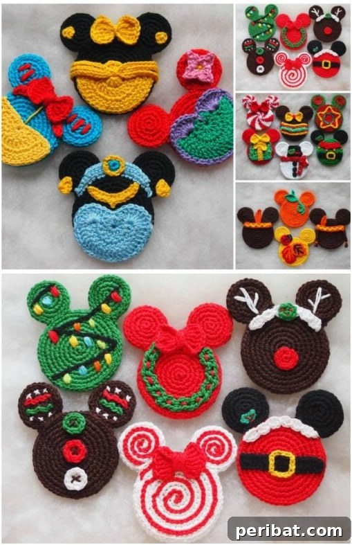 DIY Crochet Disney Ornaments