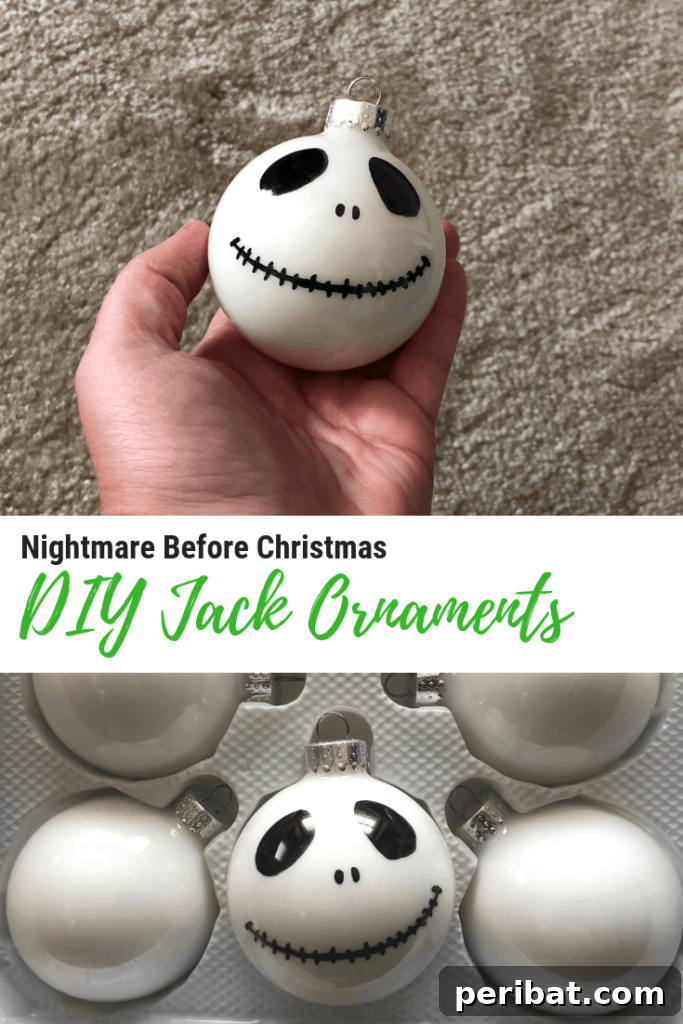 Jack skellington ornament
