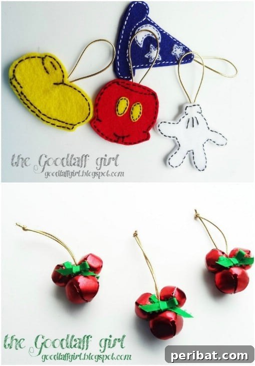 Cute DIY Mickey Mouse Jingle Bells