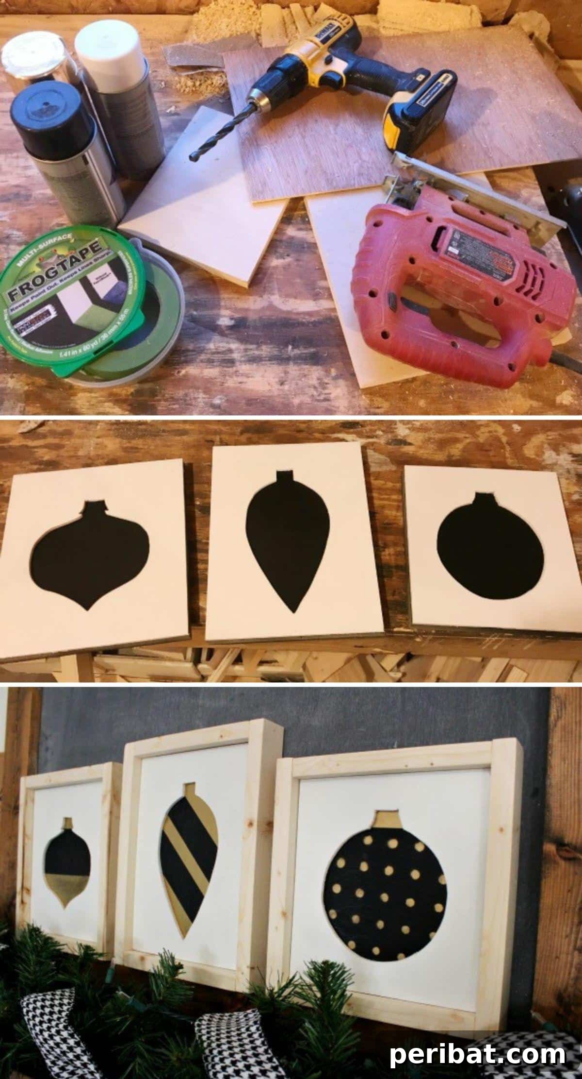 Handmade Holiday: 30+ Unique DIY Wooden Christmas Signs 15 Scrap Wood Ornament Signs