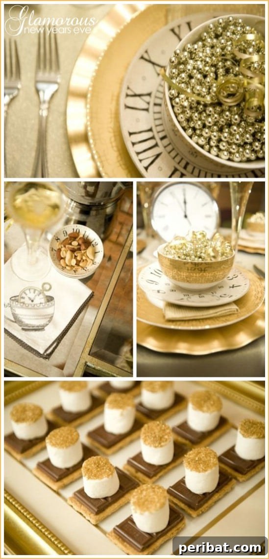 28 Effortless DIY Ideas for a Spectacular New Year's Eve Party 12 Make It Glitter - 28 Fun and Easy DIY New Year’s Eve Party Ideas
