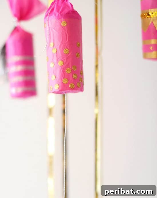 Confetti Poppers - 28 Fun and Easy DIY New Year’s Eve Party Ideas