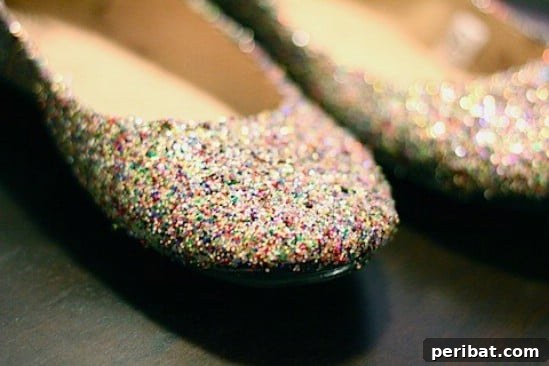 28 Effortless DIY Ideas for a Spectacular New Year's Eve Party 10 Glitter Flats - 28 Fun and Easy DIY New Year’s Eve Party Ideas