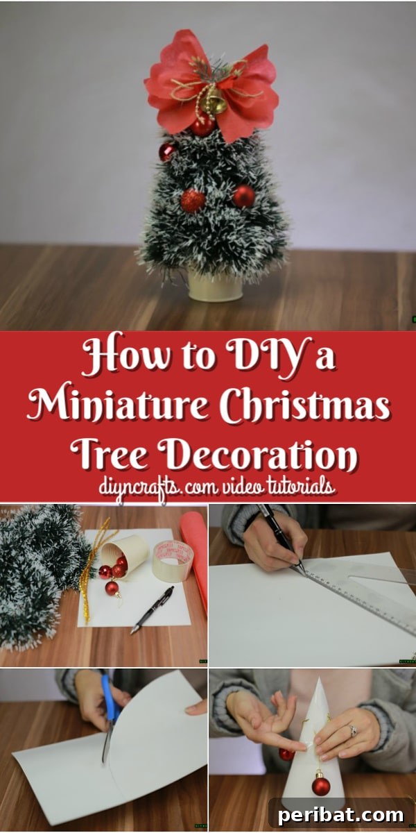 Miniature Christmas Tree DIY Project Footer Image