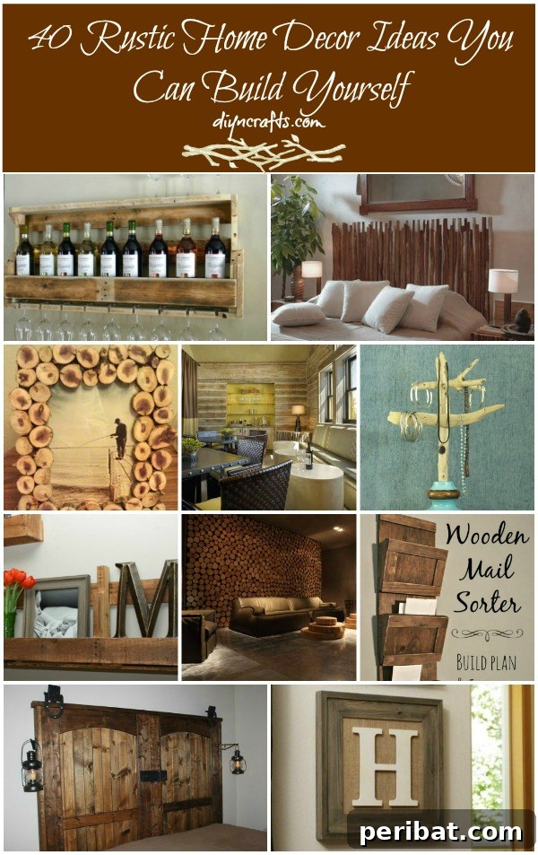 DIY Rustic Home Decor Creations 2 40 Rustic Home Decor Ideas You Can Build Yourself
