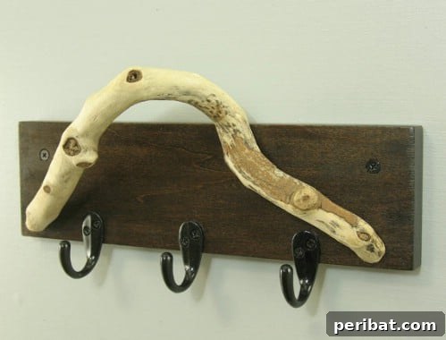 DIY Rustic Home Decor Creations 26 Driftwood Coat Rack - 40 Rustic Home Decor Ideas You Can Build Yourself