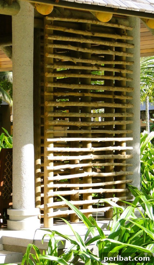 DIY Rustic Home Decor Creations 35 Tree Branch Privacy Screen - 40 Rustic Home Decor Ideas You Can Build Yourself