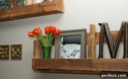 DIY Rustic Home Decor Creations 5 Pallet Shelves - 40 Rustic Home Decor Ideas You Can Build Yourself