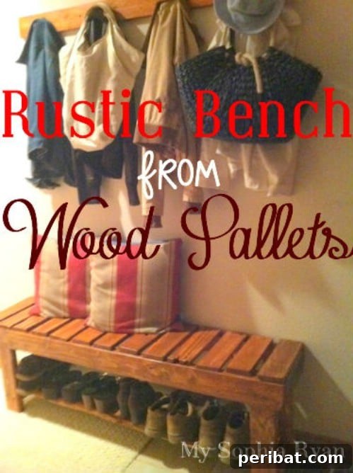 DIY Rustic Home Decor Creations 6 Wood Pallet Bench - 40 Rustic Home Decor Ideas You Can Build Yourself