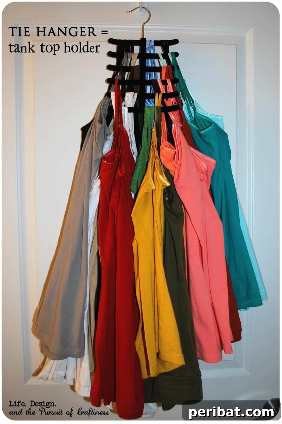 DIY Tank Top Organizer