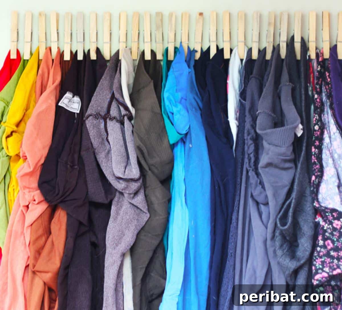 DIY Clothespins for Organizing Tights