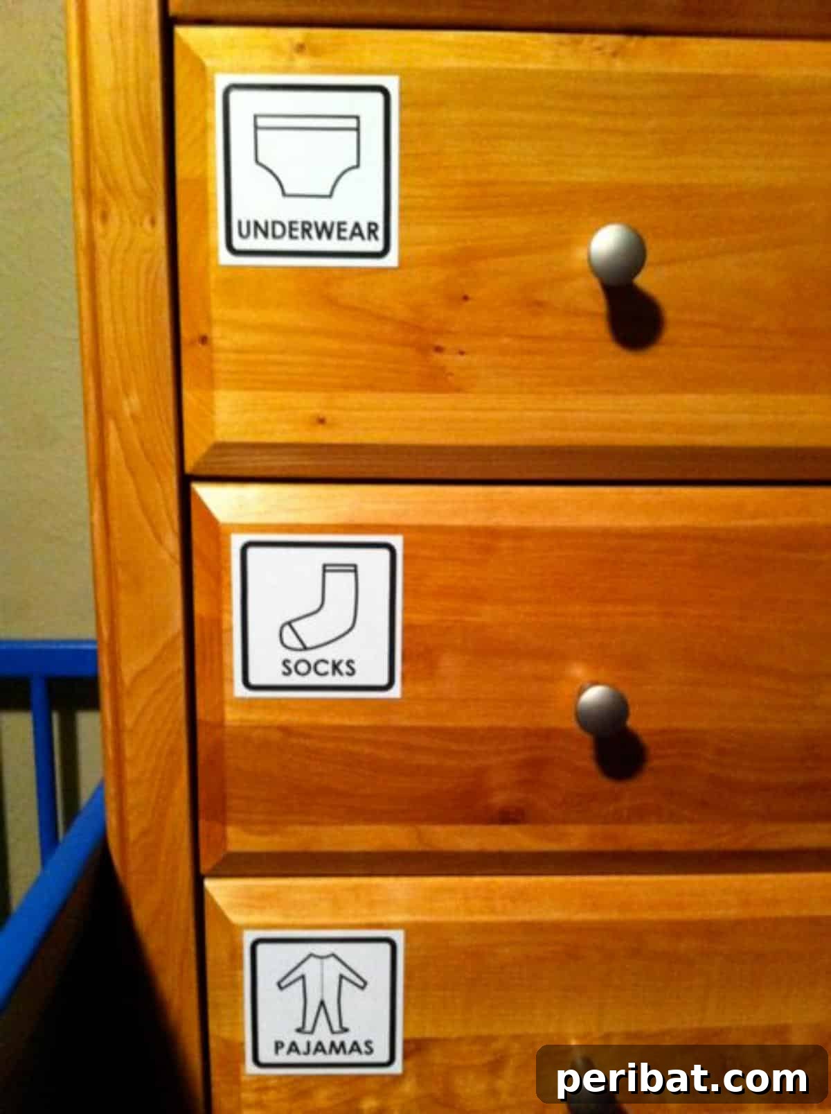 Printable Drawer Labels.