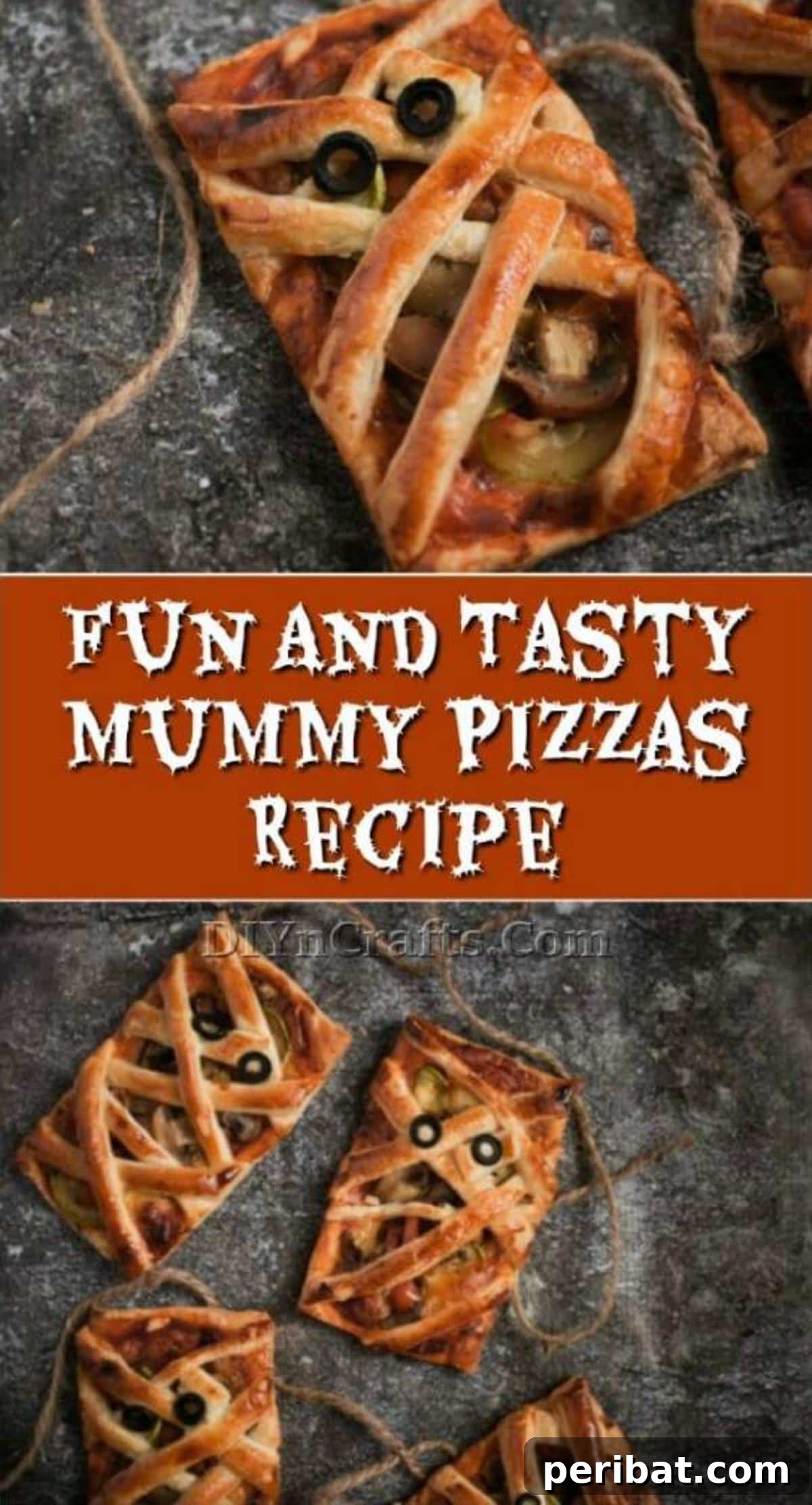 Spooktacular Mummy Pizzas 2 Fun And Tasty Mummy Pizzas Recipe