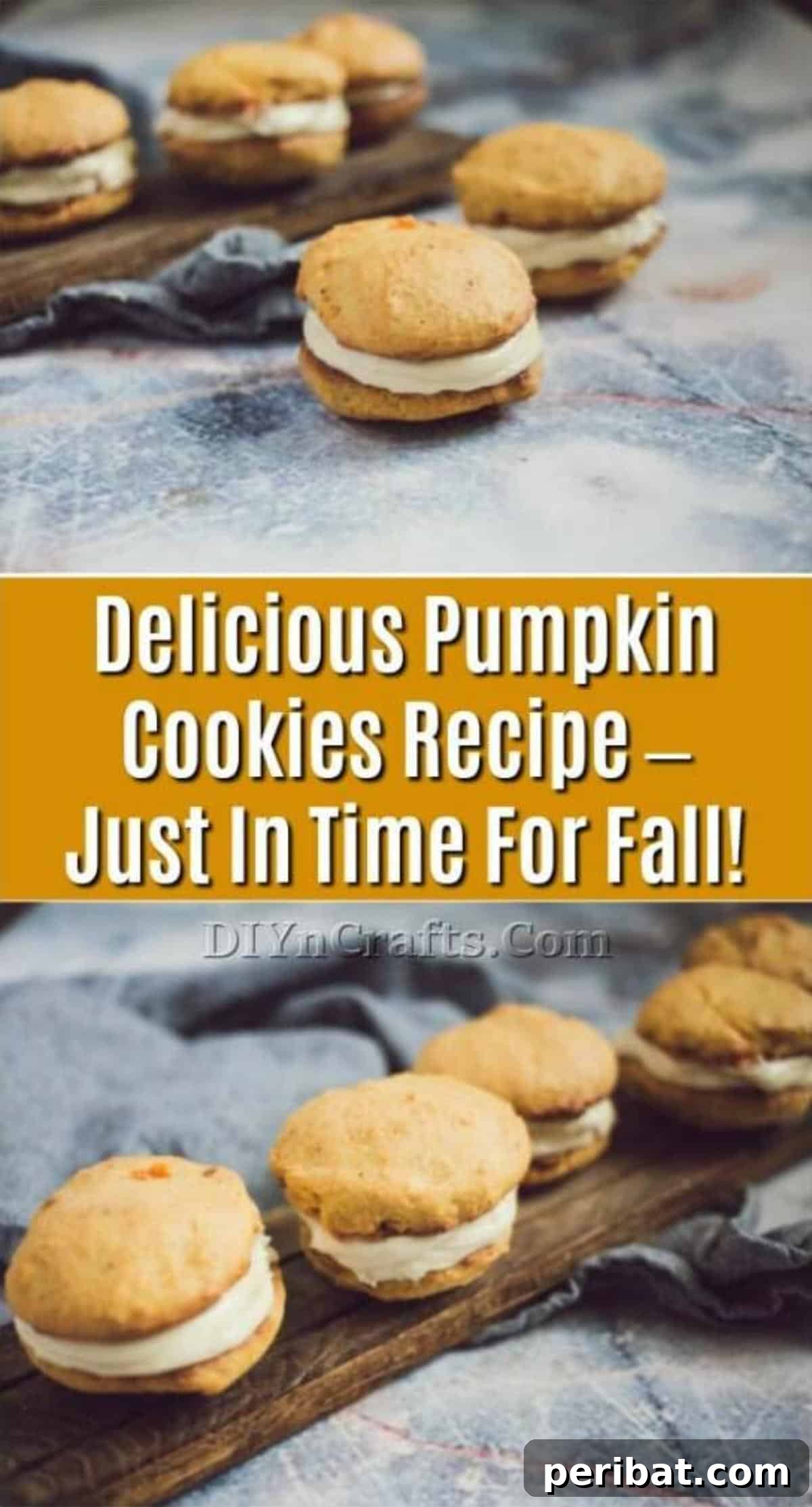 Cozy Fall Pumpkin Cookies Recipe 2 Delicious Pumpkin Cookies Recipe – Just In Time For Fall! Soft, spiced pumpkin cookies with a creamy caramel filling.