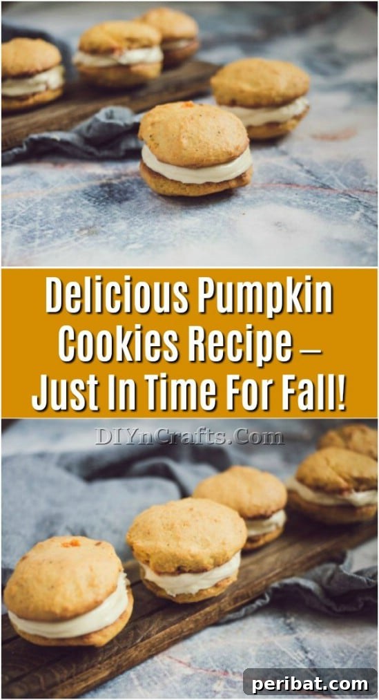 Delicious Pumpkin Cookies - Fall Dessert Recipe