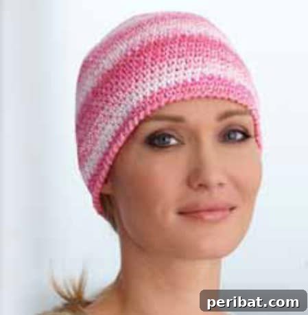 Kickstart Your Yarn Journey: 30 Simple Knit & Crochet Patterns 10 Crochet Chemo Cap - Meaningful and Easy Crochet Project