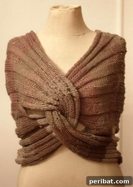 Kickstart Your Yarn Journey: 30 Simple Knit & Crochet Patterns 28 Infinity Wrap - Stylish and Easy Knitting Project