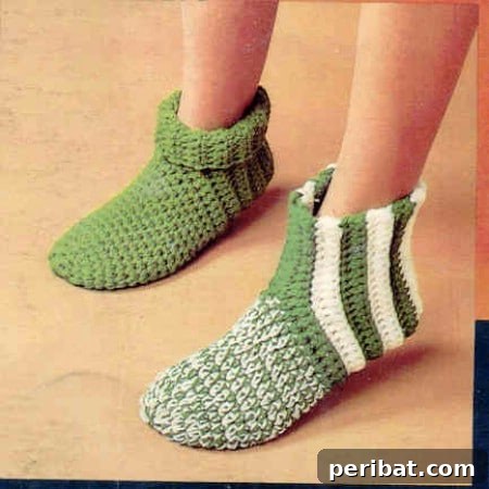 Kickstart Your Yarn Journey: 30 Simple Knit & Crochet Patterns 29 Unisex Slipper Socks - Easy Crochet Project for Cozy Feet
