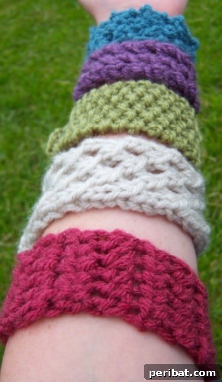 Kickstart Your Yarn Journey: 30 Simple Knit & Crochet Patterns 31 Cuff Bracelets - Easy Knit or Crochet Accessory Project
